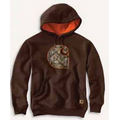 Men's Rain Defender  Avondale Midweight Hooded Camo Appliqu50089 C Sweatshirt